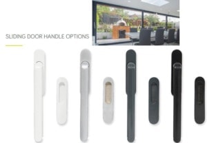 different handle options for sliding doors