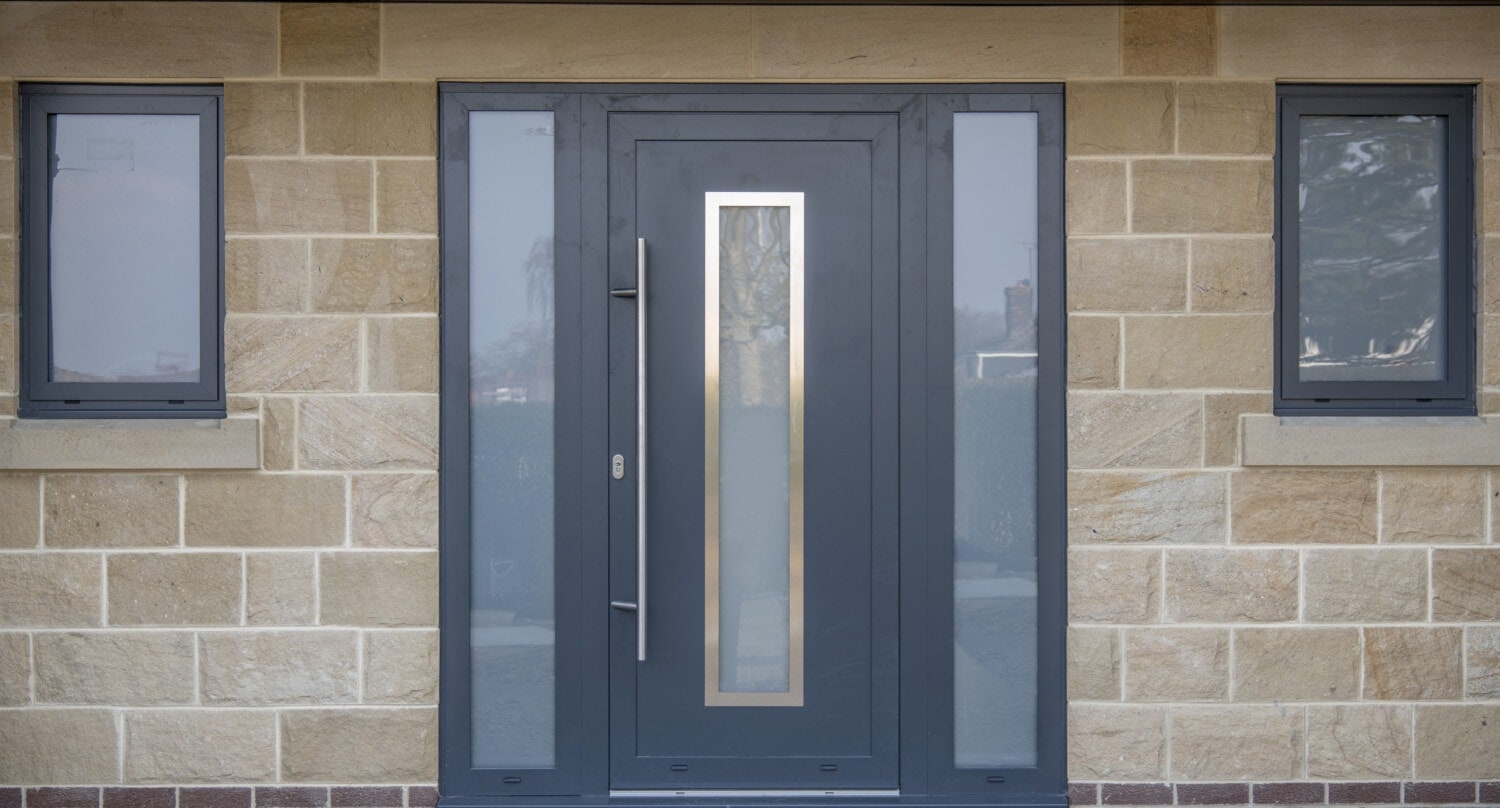 aluminium front door