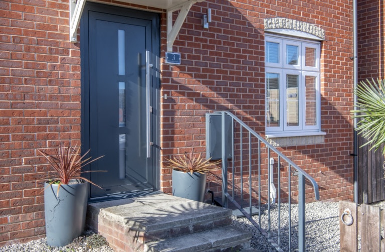 aluminium front door