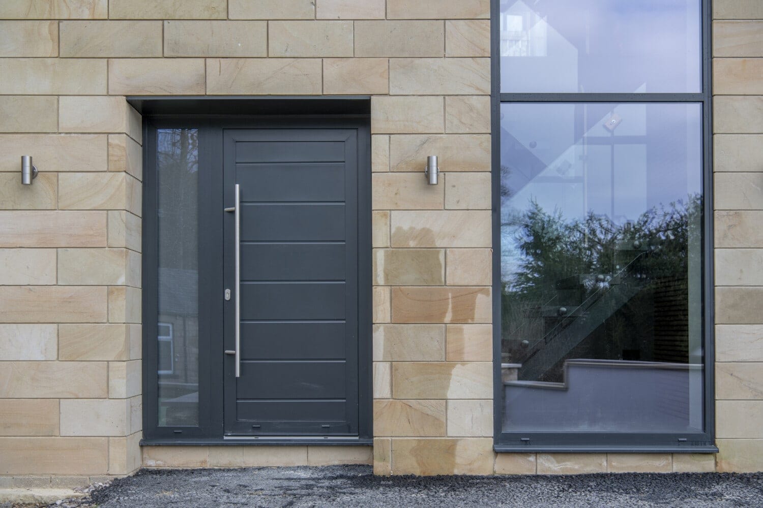 aluminium front door