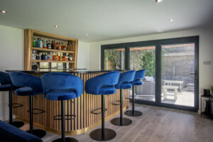 Aluminium bi-folding doors
