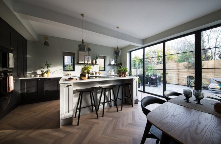 industrial look bifold doors